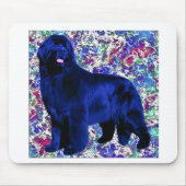 Abgewaschenes blaues Newf Mousepad (Vorne)