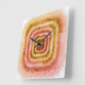 Abgewetzt Quadratische Wanduhr (Winkel)