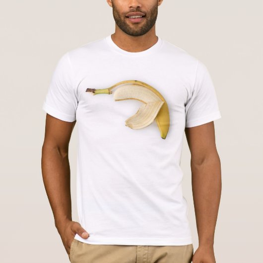 Abgezogene Banane T-Shirt (Vorderseite)