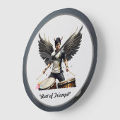 "Abgleich der Champions" Große Wanduhr (Winkel)