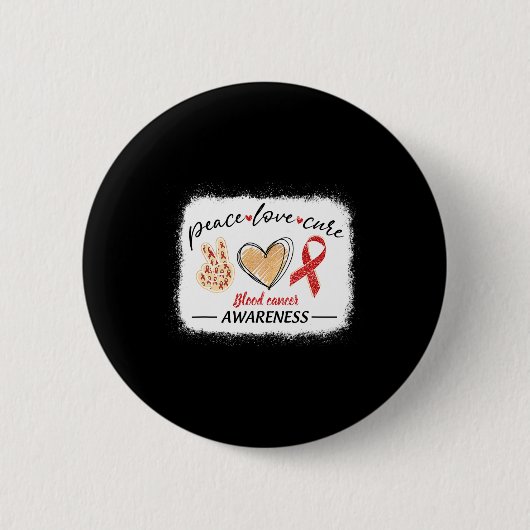 Abgleichung der Blutkrebssensibilisierung Liebe He Button (Vorderseite)