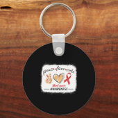 Abgleichung der Blutkrebssensibilisierung Liebe He Schlüsselanhänger (Vorderseite)