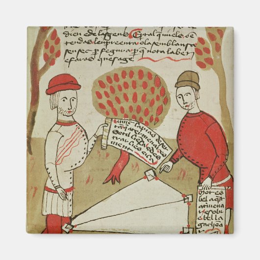 Abgrenzung von Land aus "Traite d'Arpentage" Magnet (Vorne)