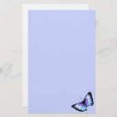 "Abgrund" (blauer Schmetterling) Briefpapier (Vorne/Hinten)