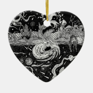 Abgrund-Dualität Keramik Ornament