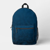 Abgrund-Stille Bedruckter Rucksack (Vorderseite)