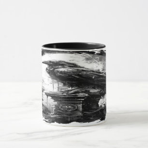 Abgrundblick Heavy Metal Rabe Schädel Tasse