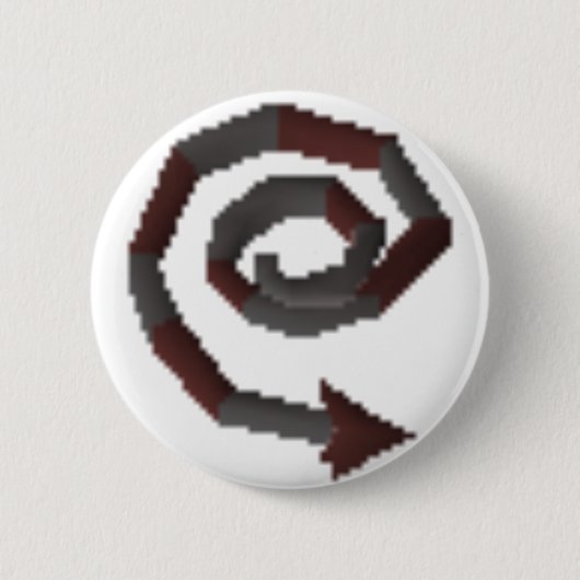 Abgrundtiefes Peitsche-Button Button (Vorderseite)