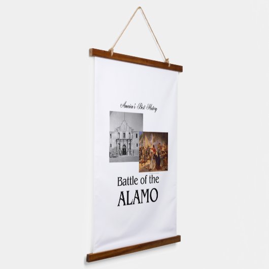 ABH Alamo Wandteppich Mit Holzrahmen (Gewinkelt)