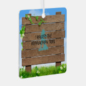 ABH Appalachian Trail Hiker Metal Ornament (Vorderseite Rechts)