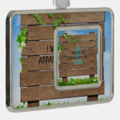 ABH appalachischer Hinterwanderer Rahmen-Ornament Silber (Rechts)