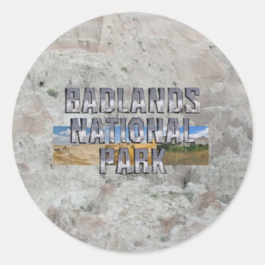 ABH Badlands Runder Aufkleber (Vorderseite)