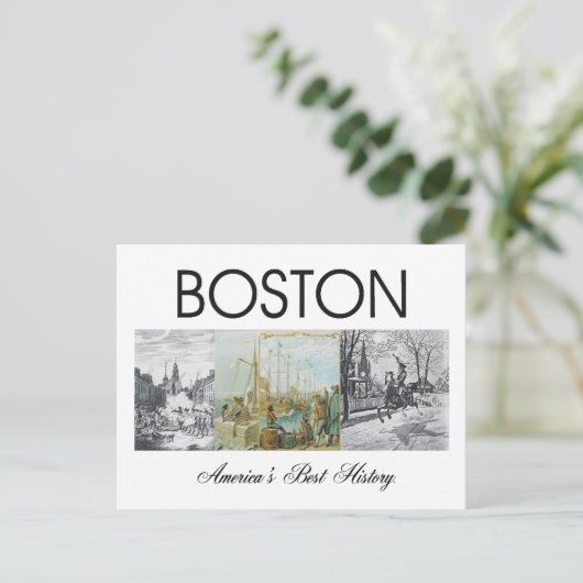 ABH Boston Postkarte (Stehend Vorderseite)