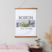 ABH Boston Wandteppich Mit Holzrahmen (Schlafzimmer)
