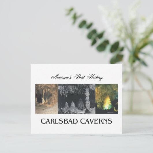 ABH Carlsbad Caverns Postkarte (Stehend Vorderseite)