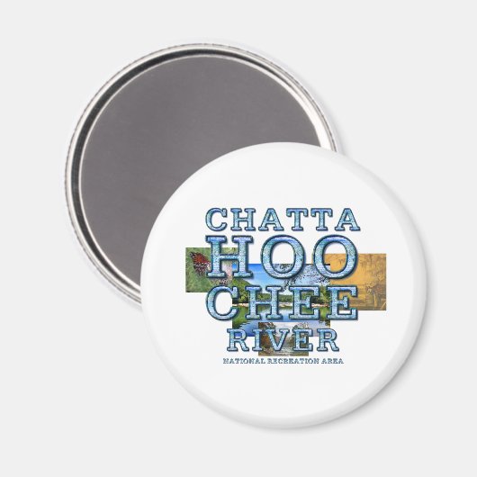 ABH Chattahoochee River Magnet (Vorderseite/Rückseite)