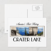 ABH Crater Lake Postkarte (Vorne/Hinten)