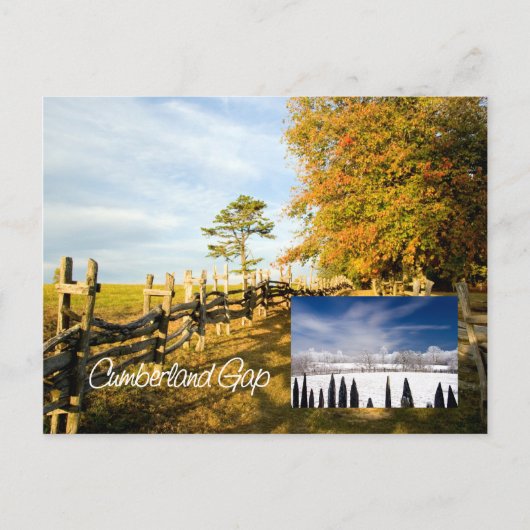 ABH Cumberland Gap Postkarte (Vorderseite)