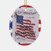 ABH Fort McHenry Keramik Ornament (Rechts)