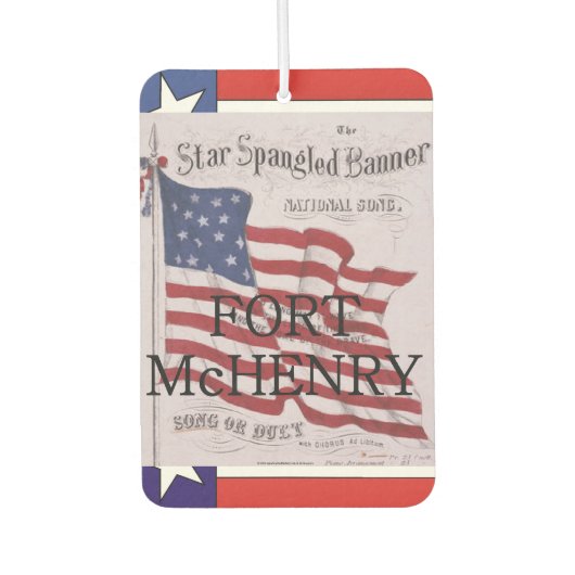 ABH Fort McHenry Luftverbesserer Autolufterfrischer (Vorderseite)