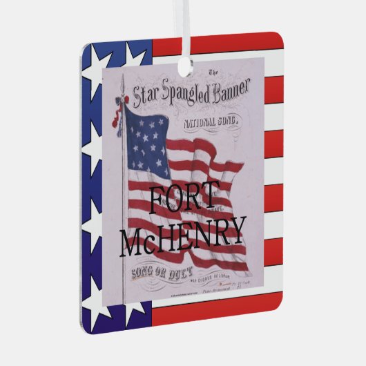 ABH Fort McHenry Metal Ornament (Vorderseite Rechts)