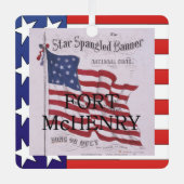 ABH Fort McHenry Metal Ornament (Vorderseite)
