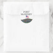 ABH Fort McHenry Runder Aufkleber (Tasche)