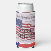 ABH Fort McHenry Selters Dosenkühler (Seltzer Vorderseite)