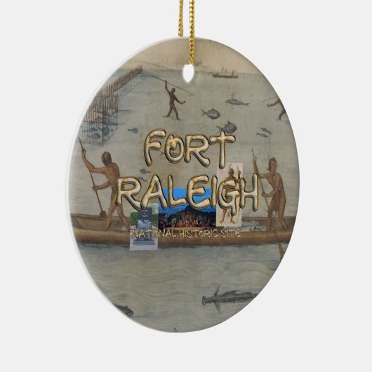 ABH Fort Raleigh Keramik Ornament (Rechts)