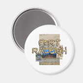 ABH Fort Raleigh Magnets Magnet (Vorderseite/Rückseite)