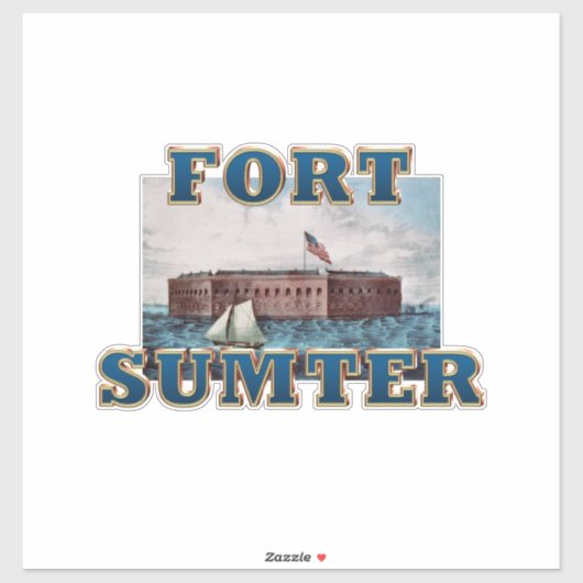 ABH Fort Sumter Aufkleber (Blatt)