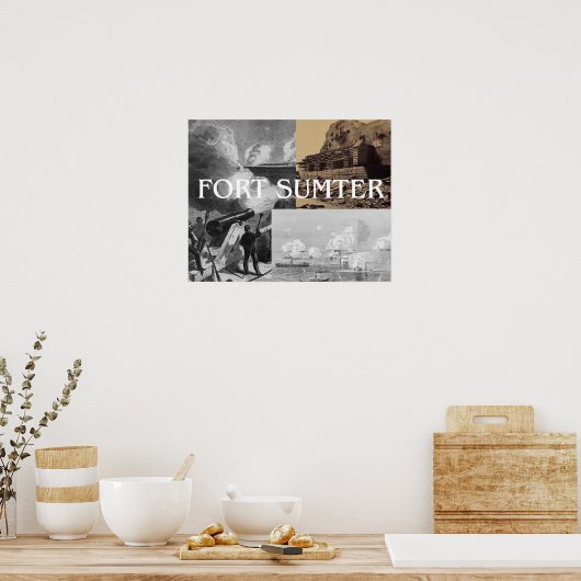 ABH Fort Sumter Poster (Küche)