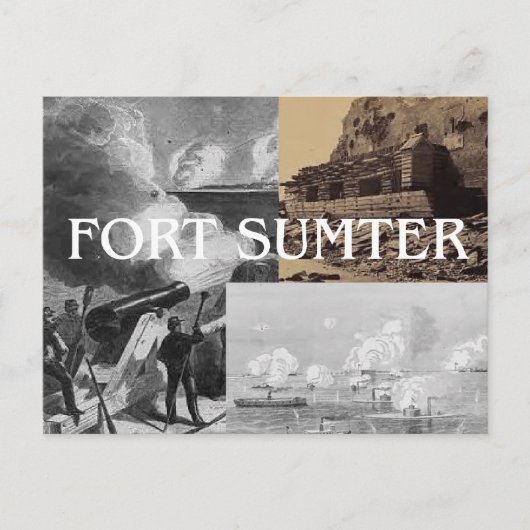 ABH Fort Sumter Postkarte (Vorderseite)