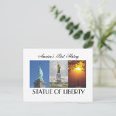 ABH-Freiheitsstatue Postkarte (Stehend Vorderseite)