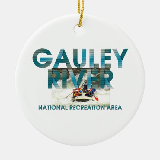 ABH Gauley River Keramik Ornament (Vorne)
