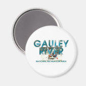 ABH Gauley River Magnete Magnet (Vorderseite/Rückseite)