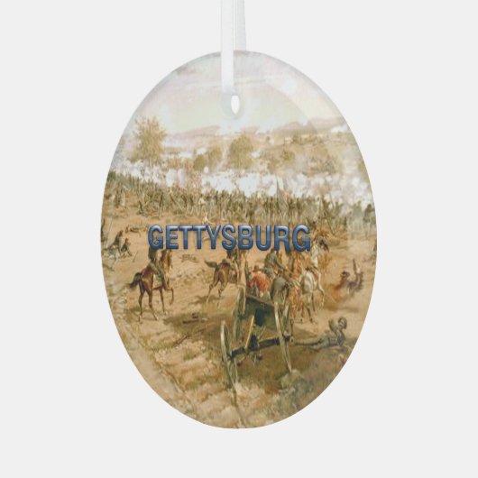 ABH Gettysburg Glasdekoration Ornament Aus Glas (Vorderseite links)