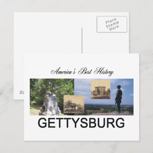 ABH Gettysburg Postkarte (Vorne/Hinten)