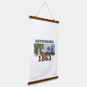 ABH Gettysburg Wandteppich Mit Holzrahmen (Gewinkelt)