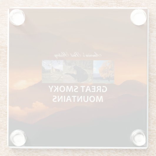 ABH Great Smoky Mountains Glasuntersetzer (Rückseite)