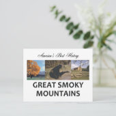 ABH Great Smoky Mountains Postkarte (Stehend Vorderseite)