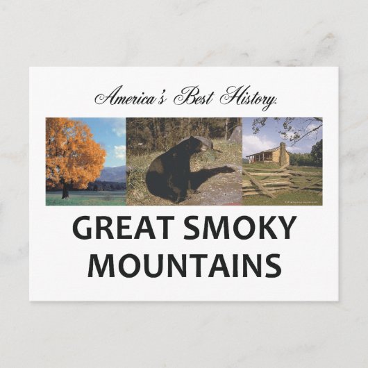 ABH Great Smoky Mountains Postkarte (Vorderseite)