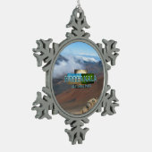 ABH Haleakala Schneeflocken Zinn-Ornament (Links)