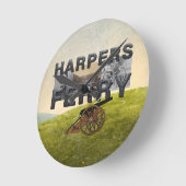 ABH Harpers Ferry Runde Wanduhr (Winkel)