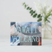ABH Hawaii Vulkan Postkarte (Stehend Vorderseite)