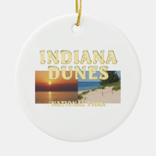 ABH Indiana Dunes Keramik Ornament