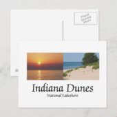 ABH Indiana Dunes Postkarte (Vorne/Hinten)