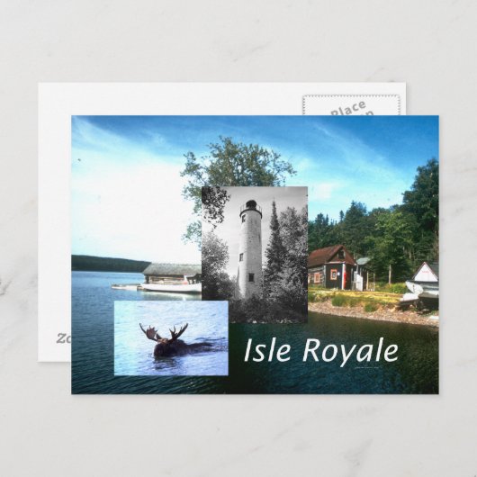 ABH Insel Royale Postkarte (Vorne/Hinten)