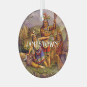 ABH Jamestown Glass Ornament Aus Glas (Vorderseite links)
