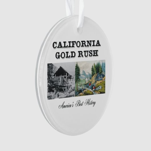 ABH Kalifornien Goldrausch Ornament (Vorderseite)